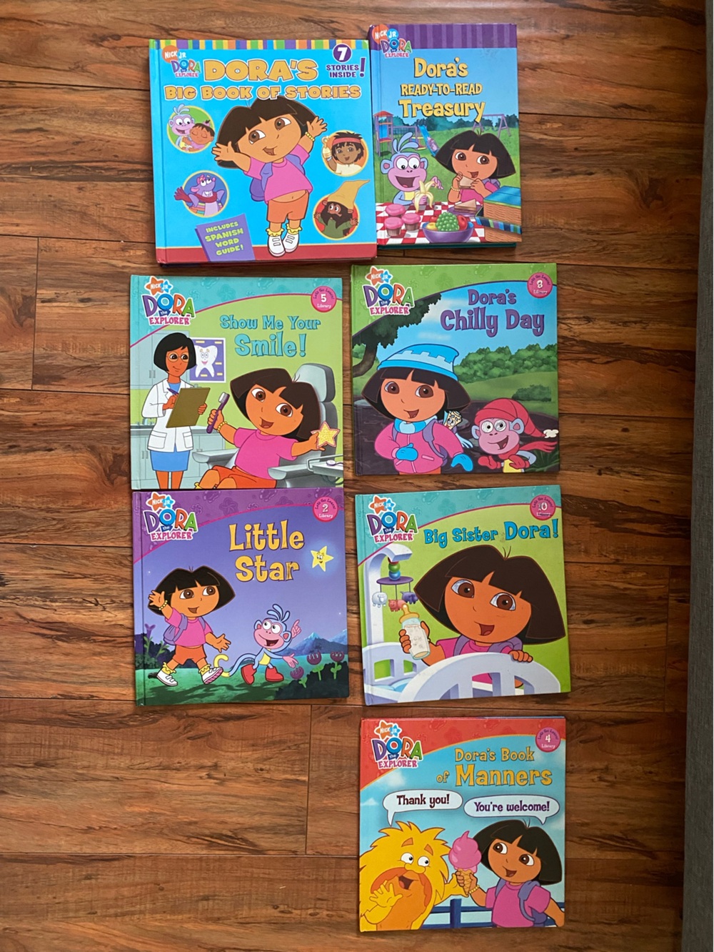Dora Explorer Kids Book Set - Bright Multicolor Covers